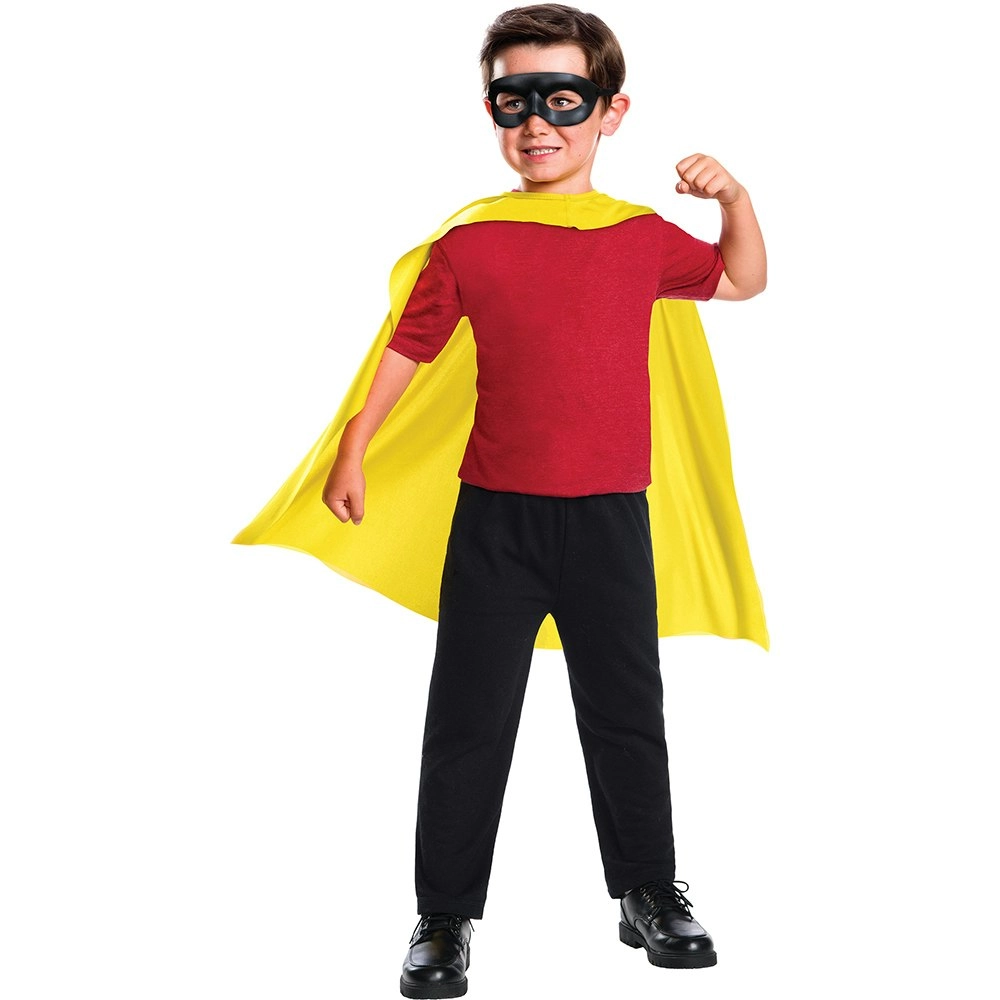 DC Comics Robin Cape And Mask Set Kids/Children Costume/Halloween Party One Size