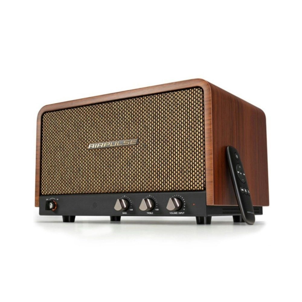 Airpulse P100X Multi-Driver Wireless Bluetooth Desktop Speaker System Cherrywood