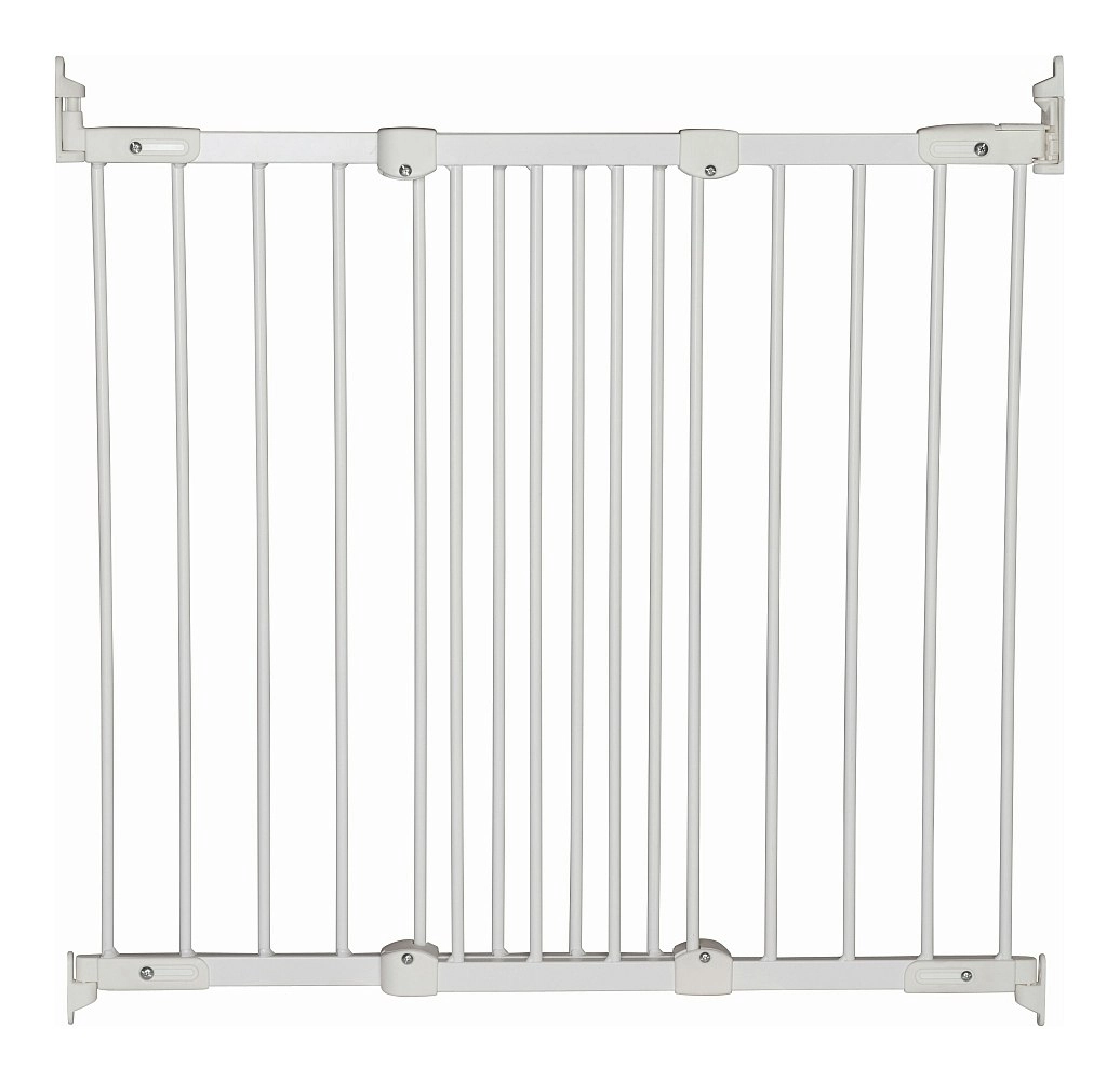 BabyDan Flexi Fit Baby Safety Gate Adjustable Barrier Protection Fence White