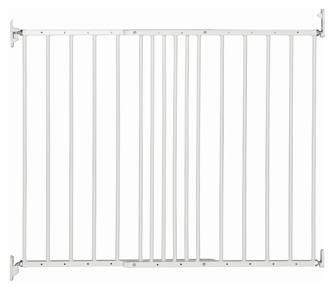 BabyDan MultiDan Baby Safety Gate Wall-Mounted Barrier Protection Fence White