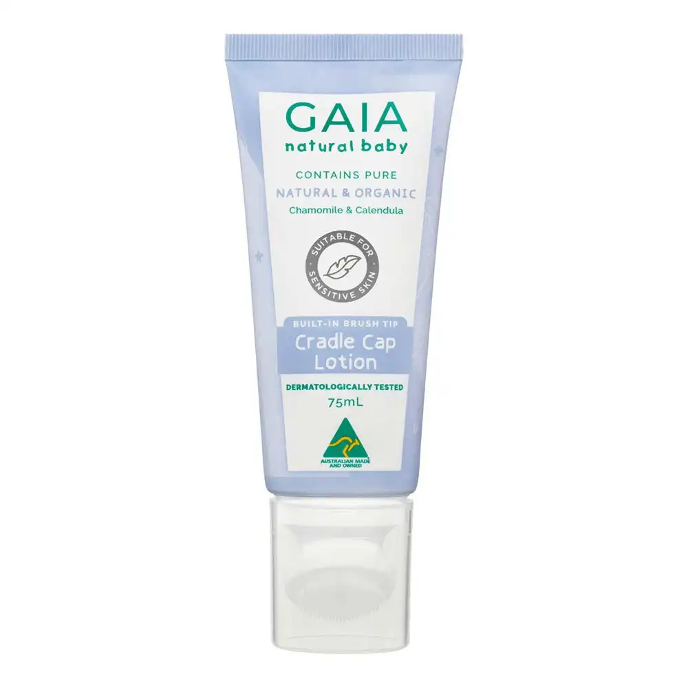 Gaia 75ml Natural Baby Organic Cradle Cap Lotion 0m+ Flaky Scalp Moisturising