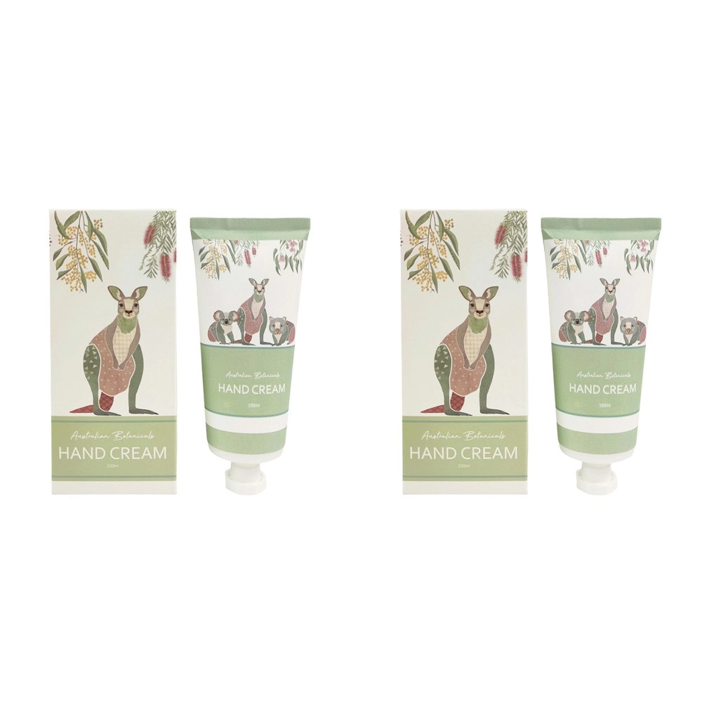 2x Urban Australian Botanicals Frankie B Animals 150ml Hand Cream Care Grey/GRN