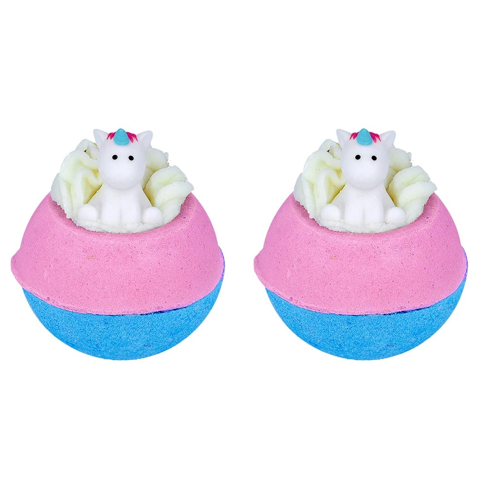 2PK Bomb Cosmetic Born to Be a Unicorn Bath Bomb Blaster w/Toy Fragrance Fizzy