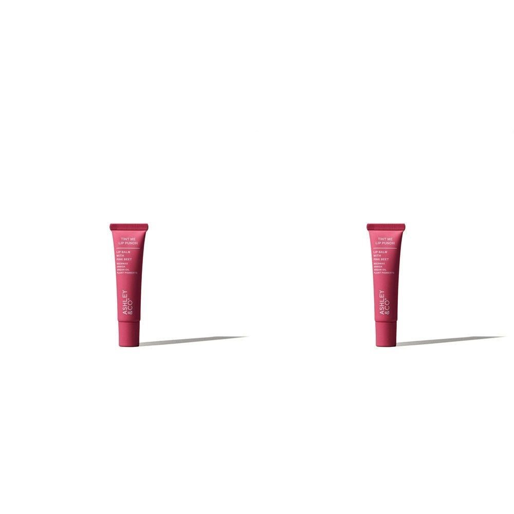 2x Ashley & Co Tint Me 15ml Tinted Lipbalm Cream w/ Argan Oil/Beeswax Pink Beet