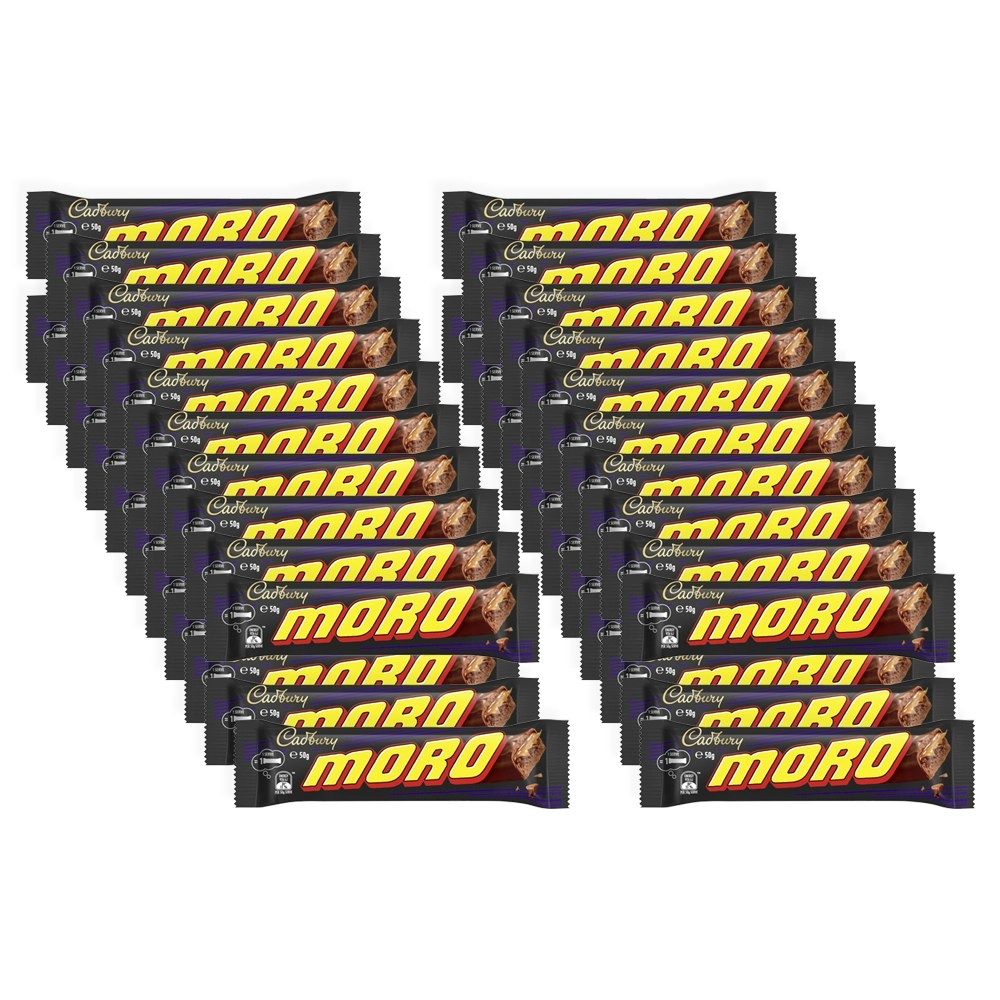 42pc Cadbury Moro 50 g Milk Chocolate Candy Bars Confectionery Treats