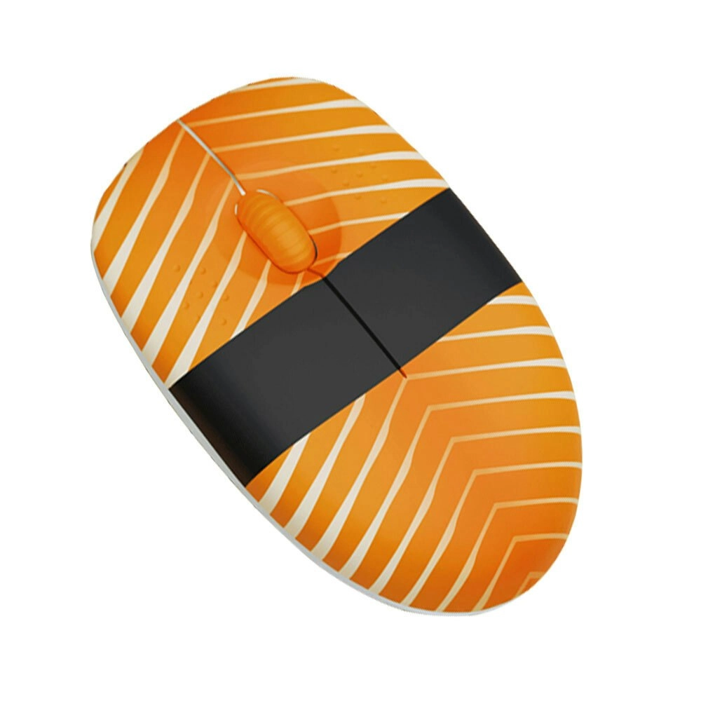 Mustard Wireless Sushi Mouse Laptop/PC Home/Office Computer Tablet Accessory