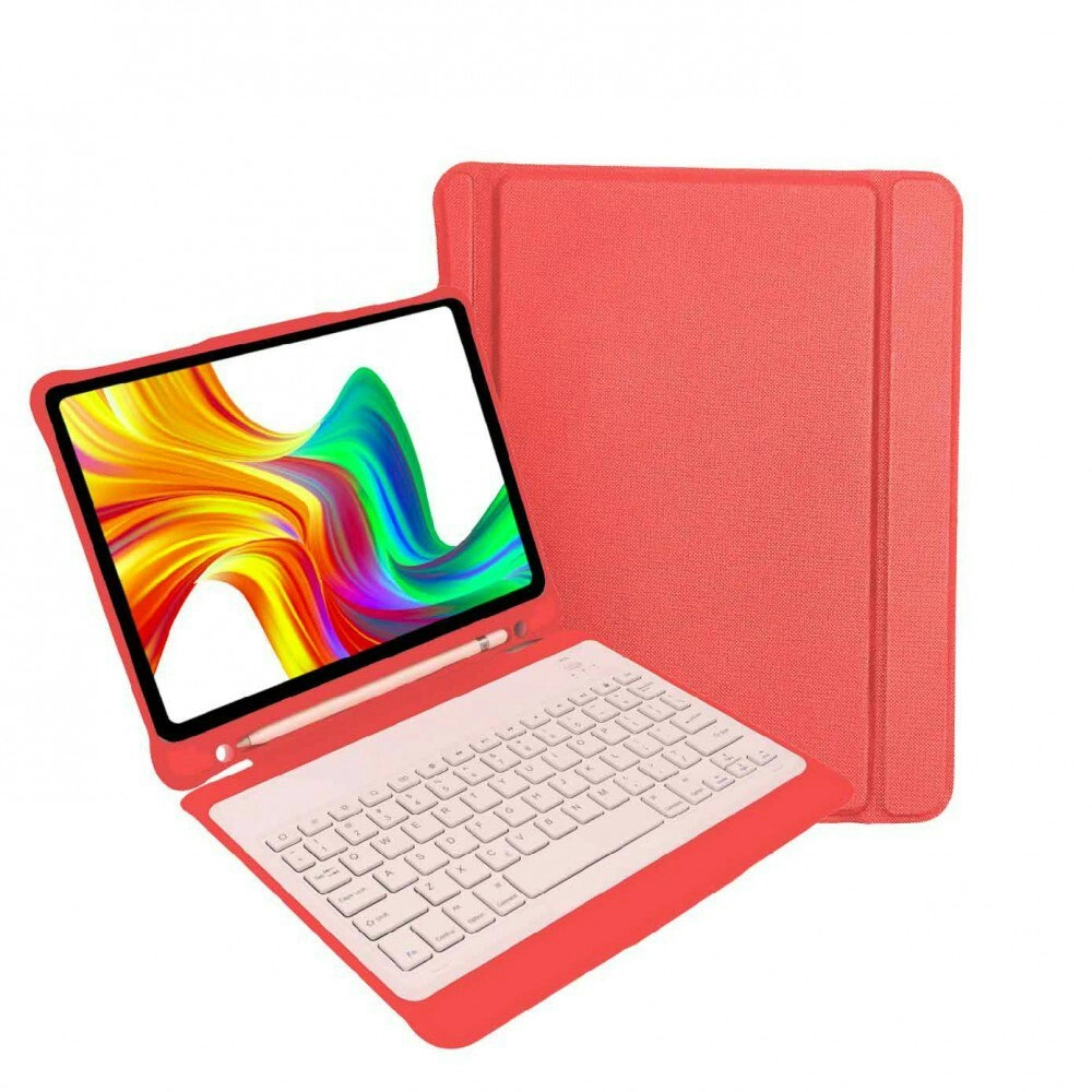 Laser 10.9'' Case Cover w/ Wireless BT Keyboard For iPad 10th Gen Watermelon