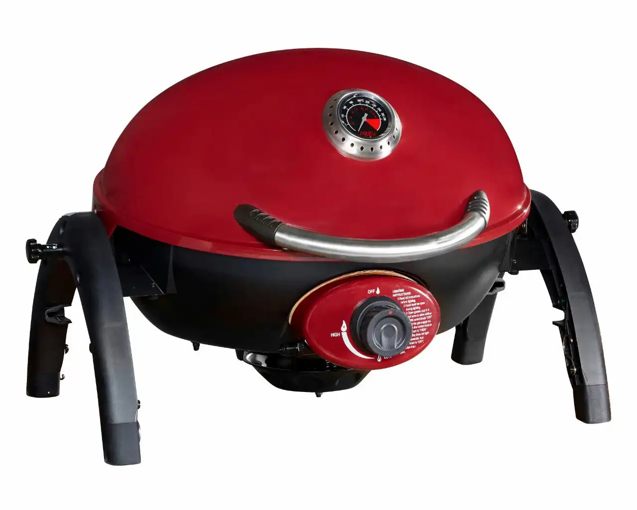 Ziggy Classic Portable Grill LPG BBQ (Chilli Red)