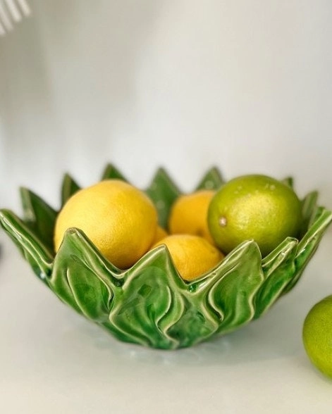 Zohi Interiors Leafy Bowl in Green