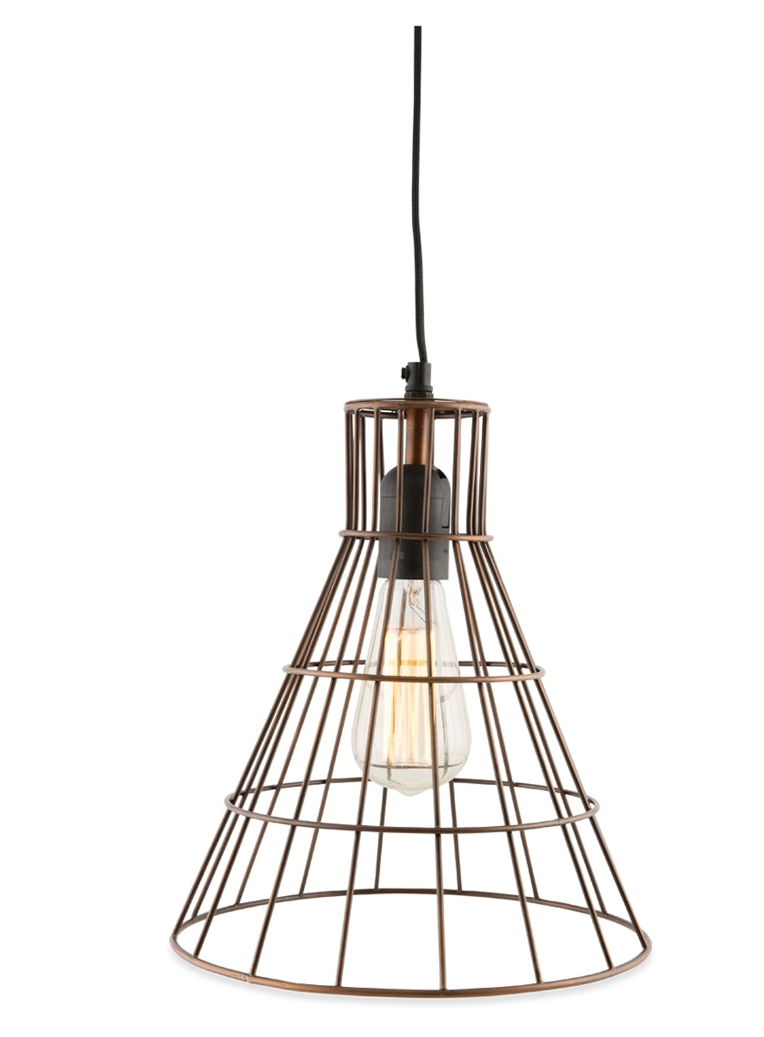 Casa Torch Galvanized Wire Pendant Light