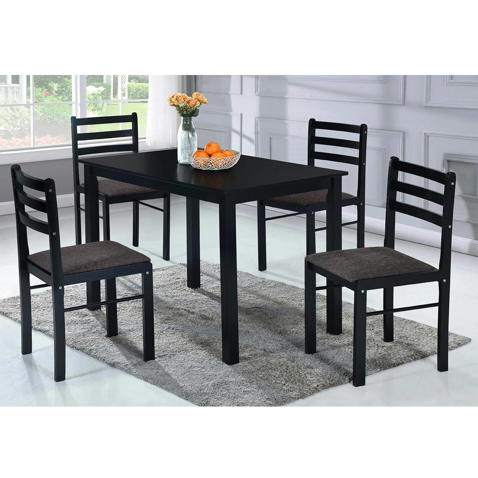 Concord 5 pieces Dining Set Cappuccino