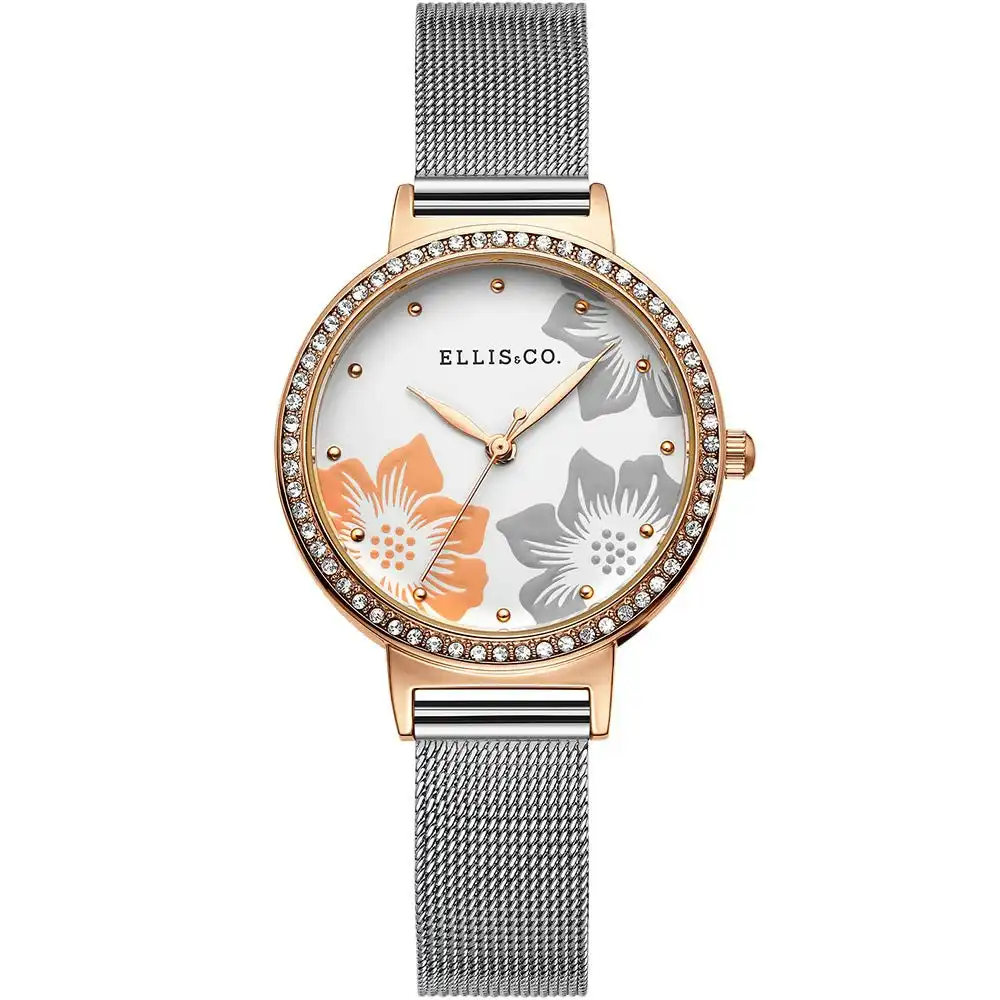 Ellis & Co Safiya Flower Women's Watch