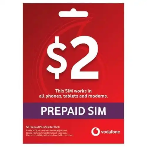 Vodafone $2 Prepaid SIM
