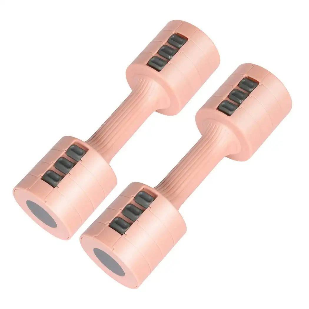 Centra 2X Adjustable Dumbbells 1-2.5KG Metal Home Gym Exercise Weight Training