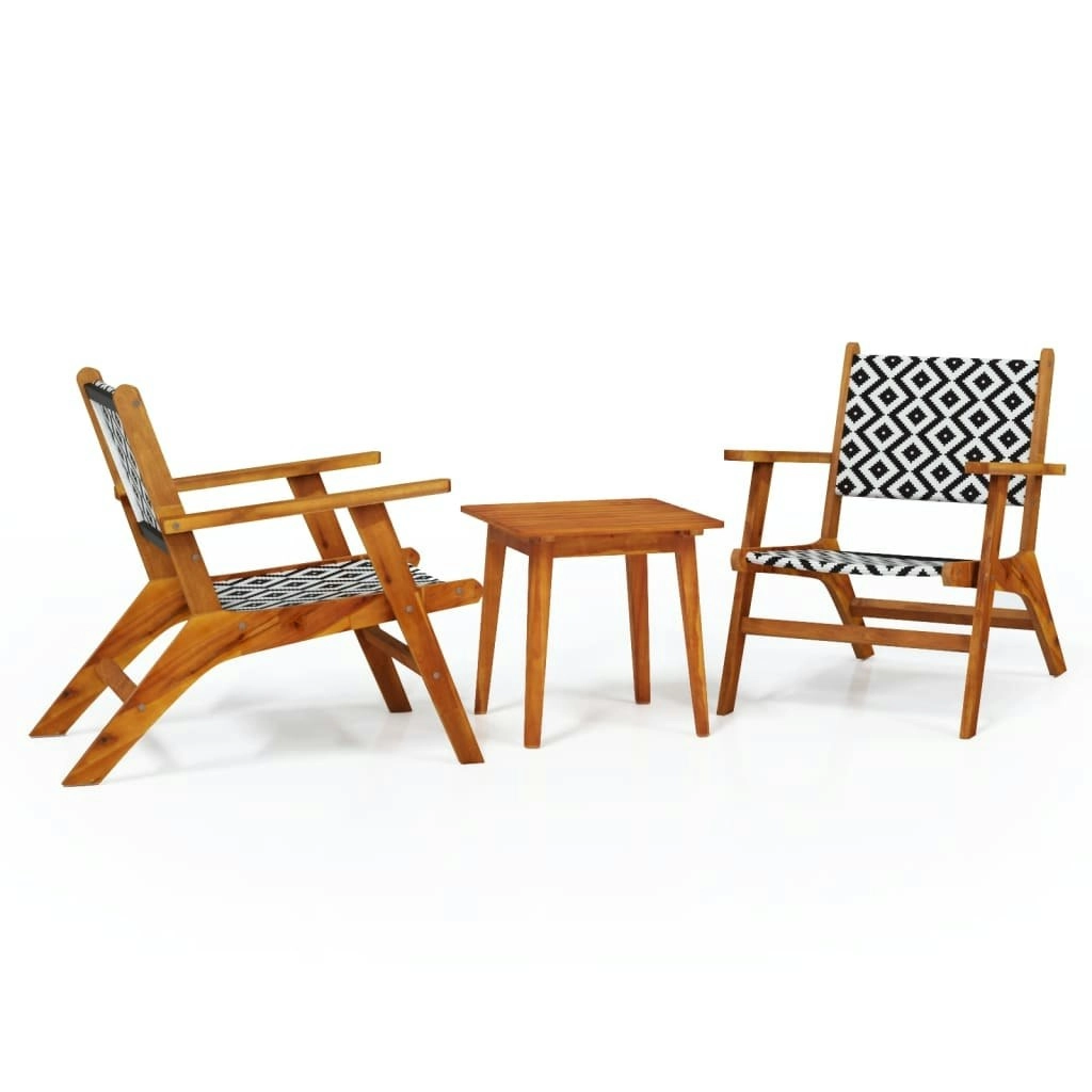 3 Piece Bistro Set Solid Acacia Wood 316251