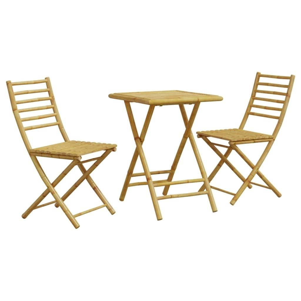 3 Piece Bistro Set Bamboo 3278527