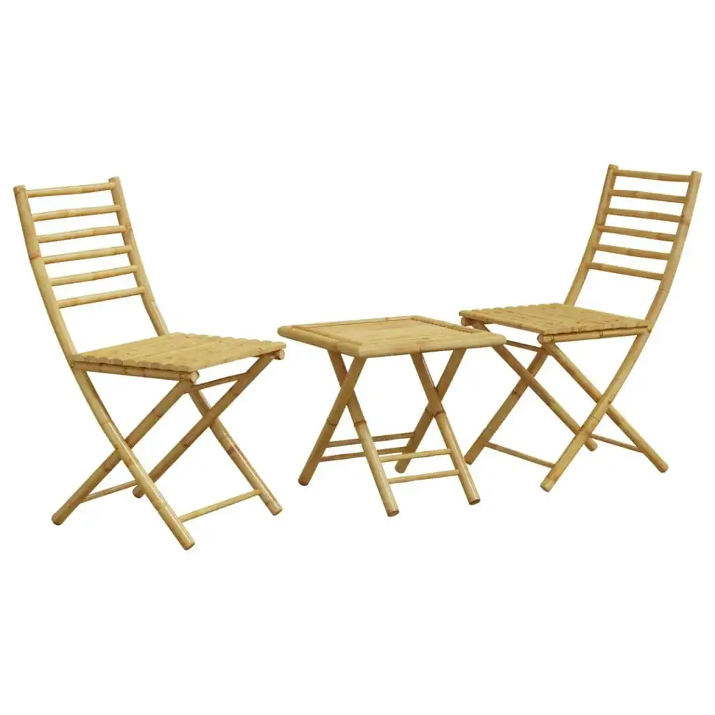 3 Piece Bistro Set Bamboo 3278524