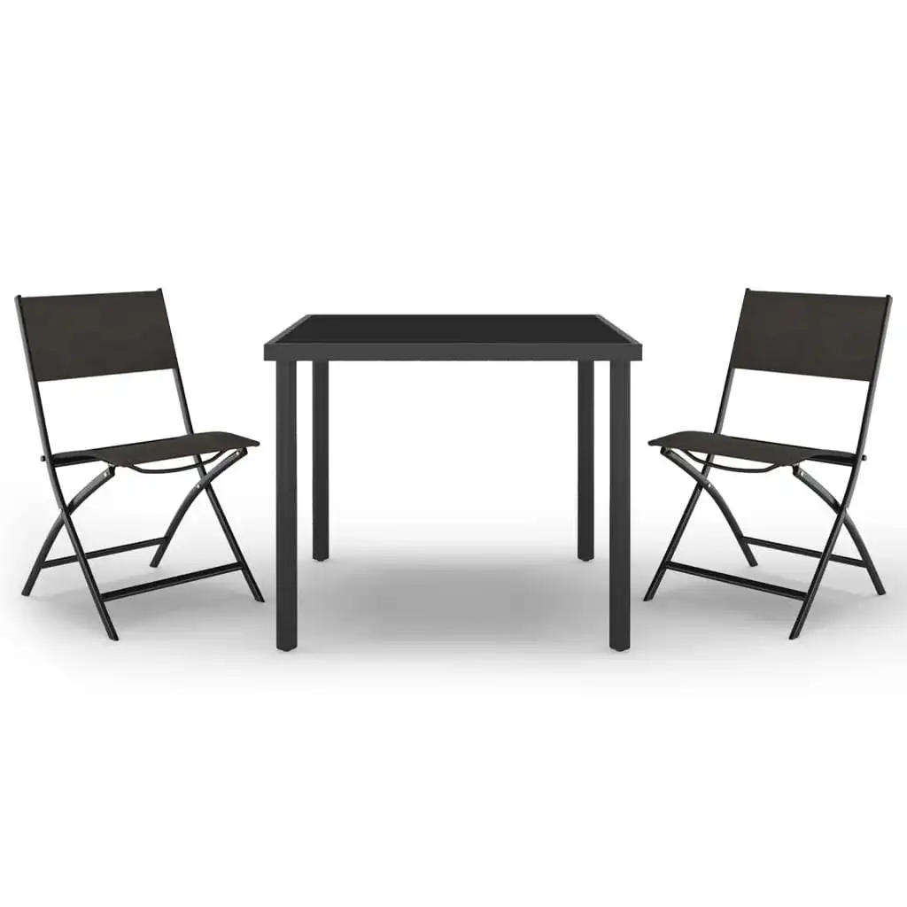 3 Piece Outdoor Dining Set Steel 3073512