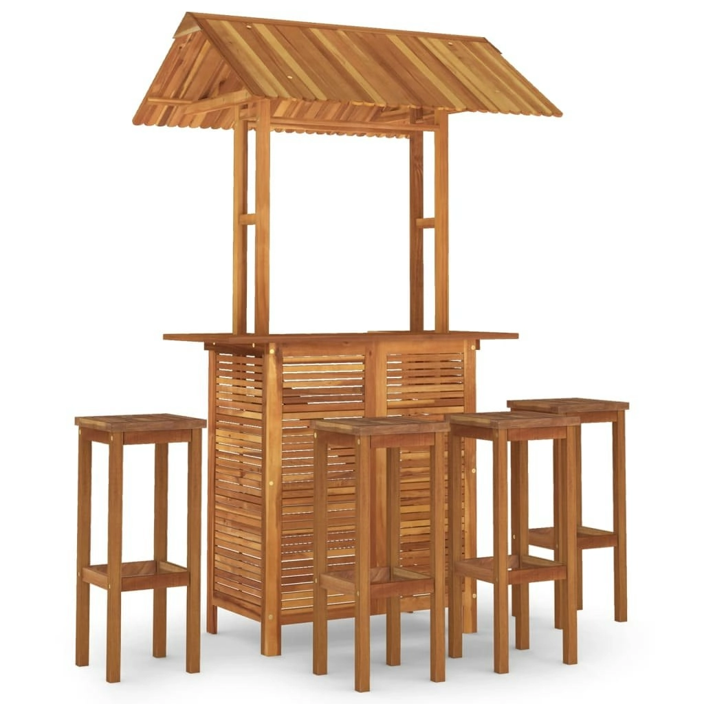 5 Piece Garden Bar Set Solid Wood Acacia 3116009