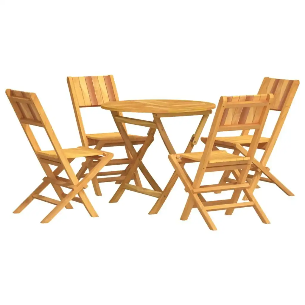 5 Piece Garden Dining Set Solid Wood Teak 3155020