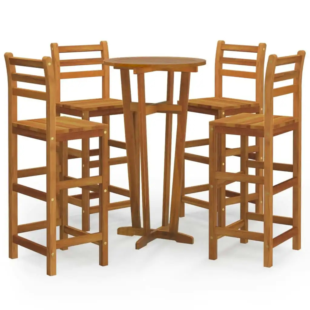 5 Piece Garden Bar Set Solid Wood Acacia 3115994