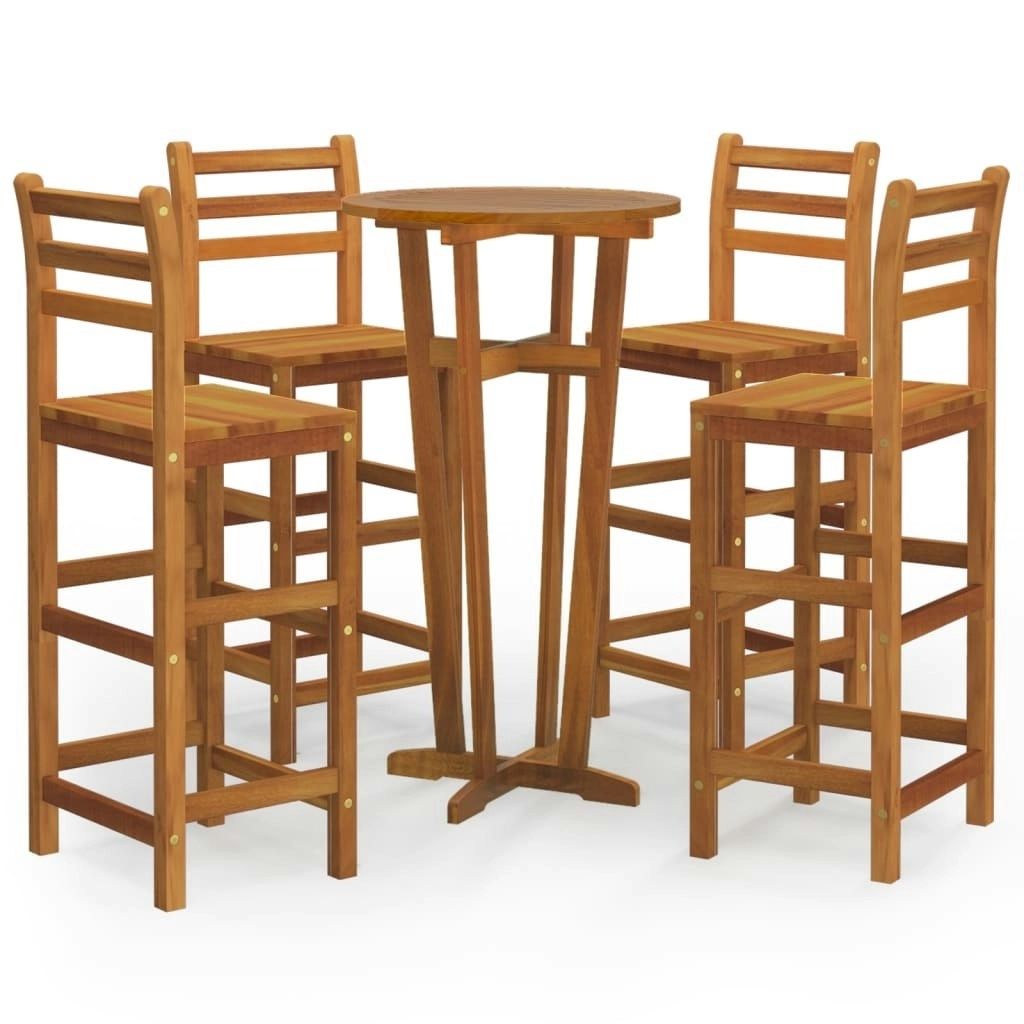 5 Piece Garden Bar Set Solid Wood Acacia 3115994