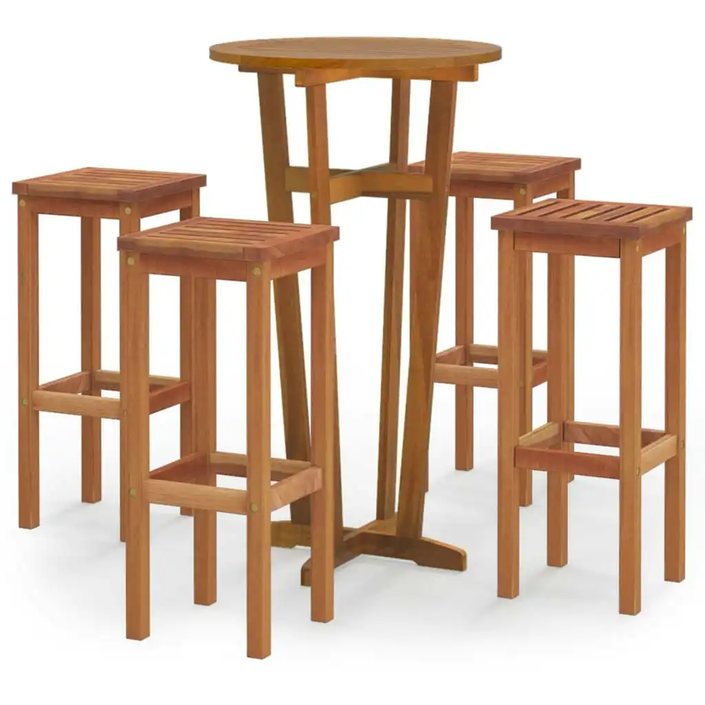 5 Piece Garden Bar Set Solid Wood Acacia 3115996