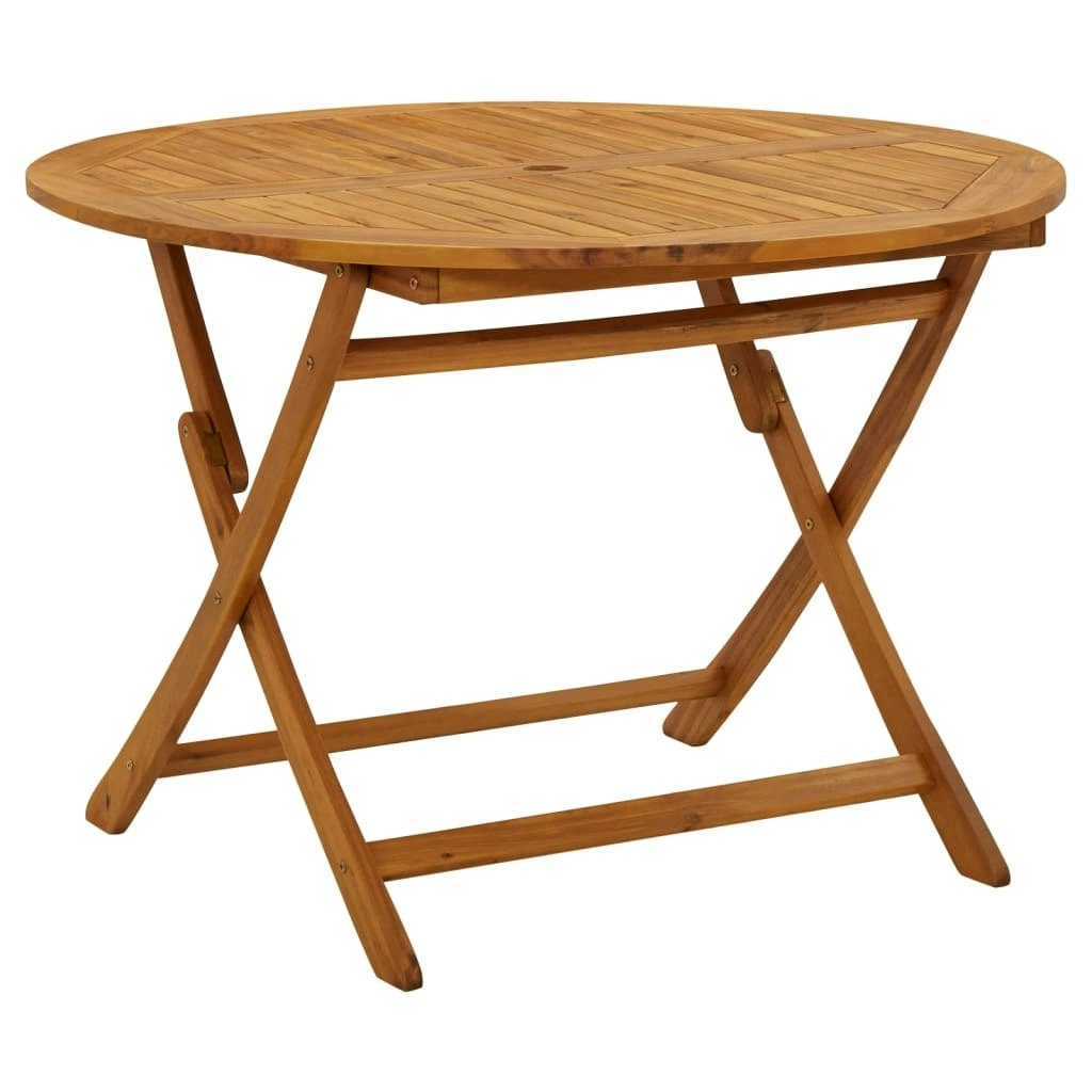 Folding Garden Table 110 cm Solid Acacia Wood 316844