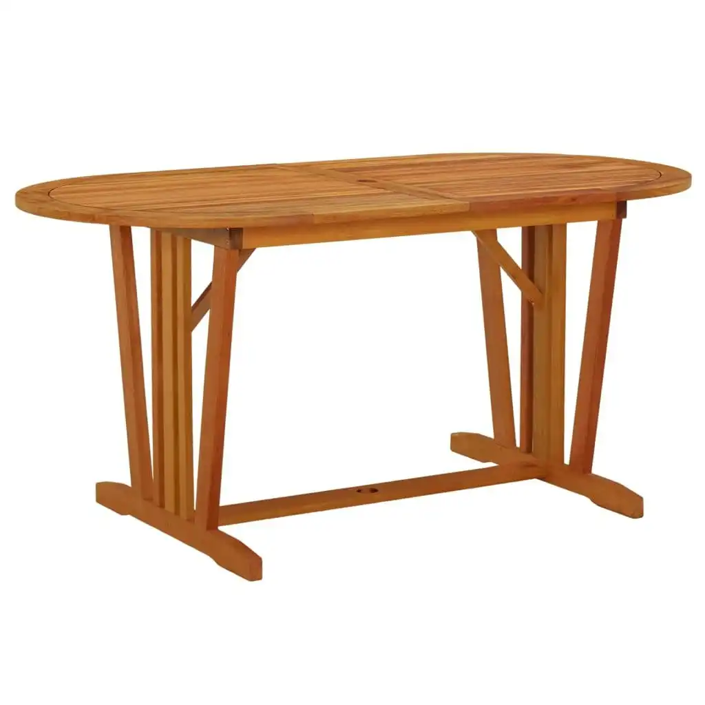 Garden Table 160x85x75 cm Solid Wood Eucalyptus 316071