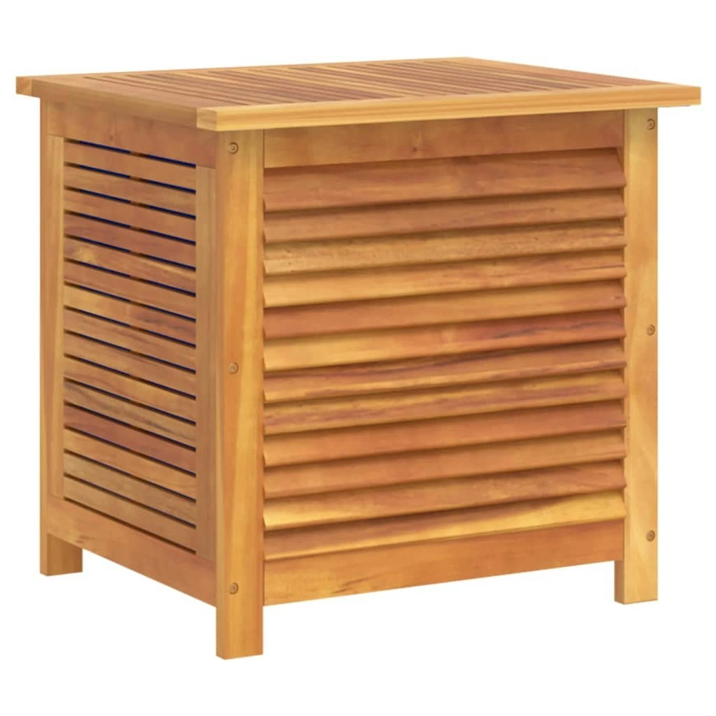 Garden Storage Box with Louver 60x50x56 cm Solid Wood Acacia 365839