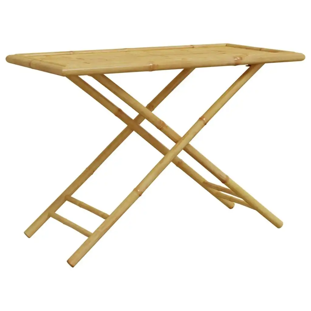 Folding Garden Table 110x55x75 cm Bamboo 365879