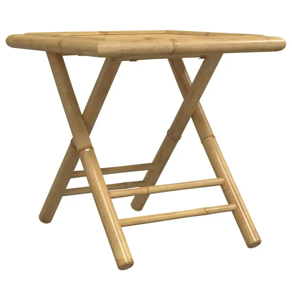 Folding Garden Table 45x45x45 cm Bamboo 365877