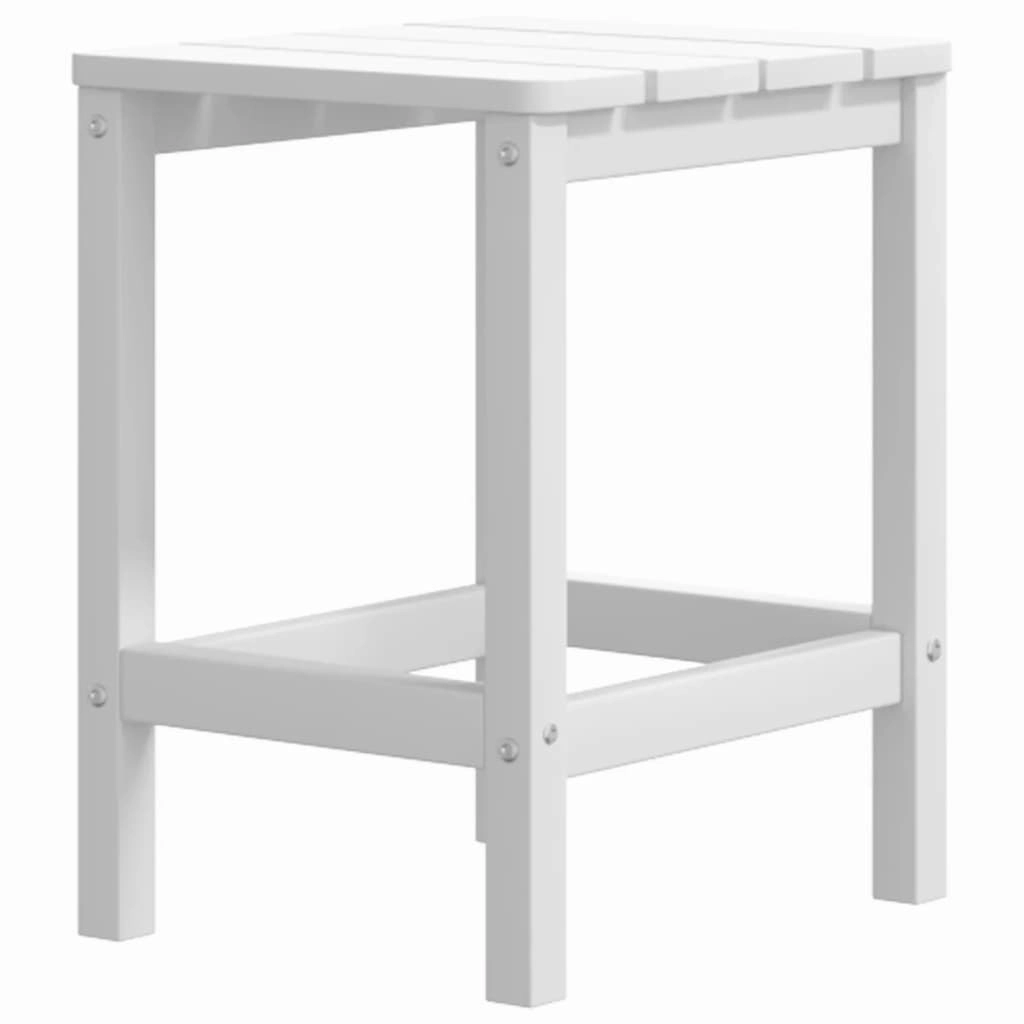 Garden Adirondack Table White 38x38x46 cm HDPE 318641