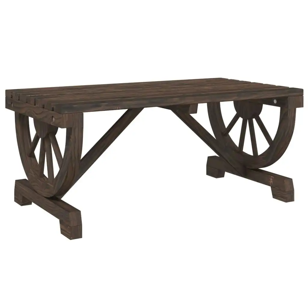 Garden Coffee Table 90x50x40 cm Solid Wood Fir 365108