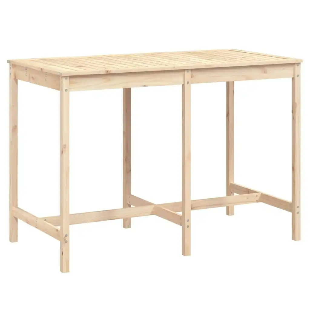 Garden Table 159.5x82.5x110 cm Solid Wood Pine 824095