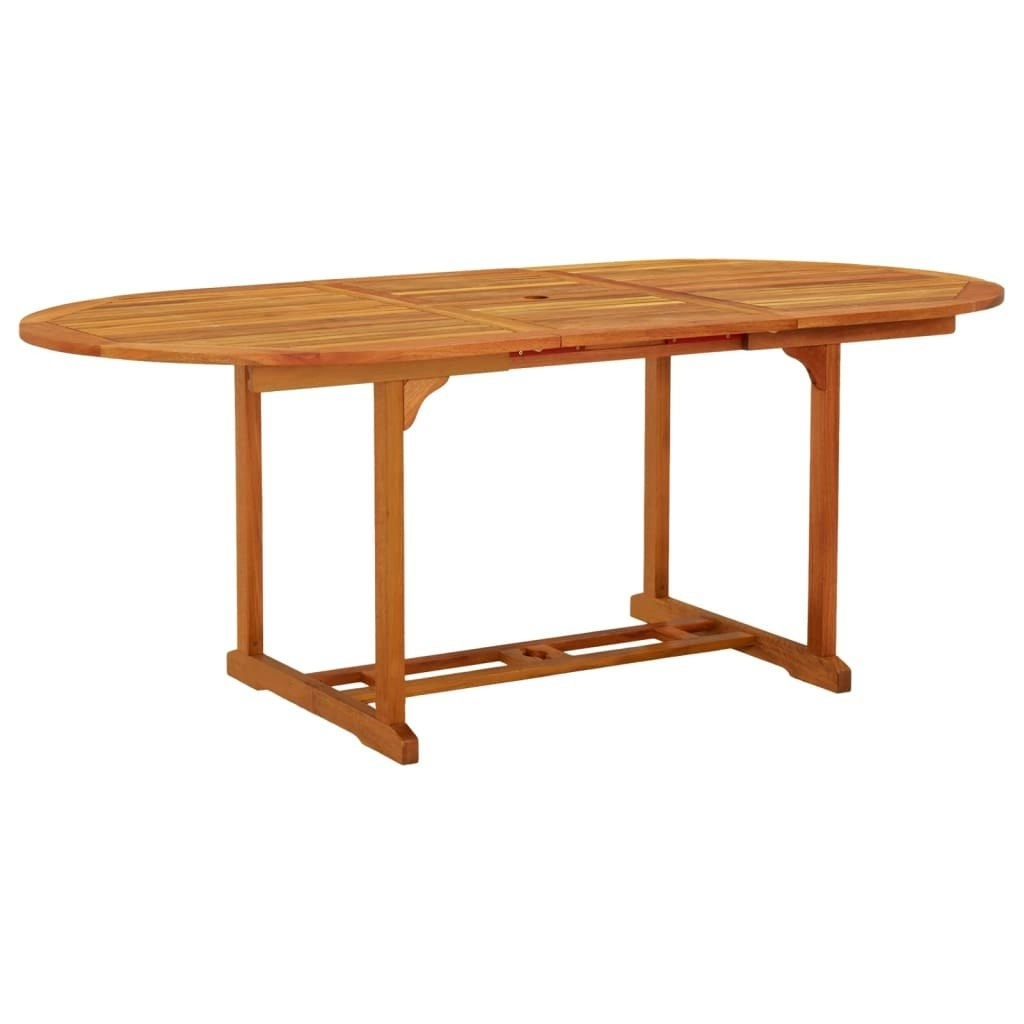 Garden Table 200x100x75 cm Solid Wood Eucalyptus 316068