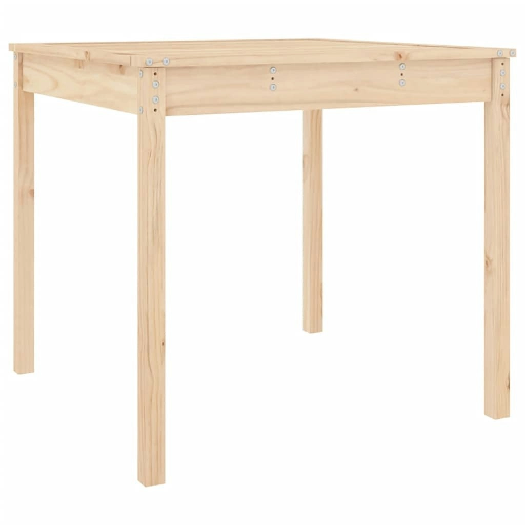 Garden Table 82.5x82.5x76 cm Solid Wood Pine 823962