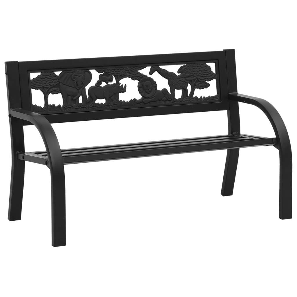 Children Garden Bench 86 cm Steel 317773