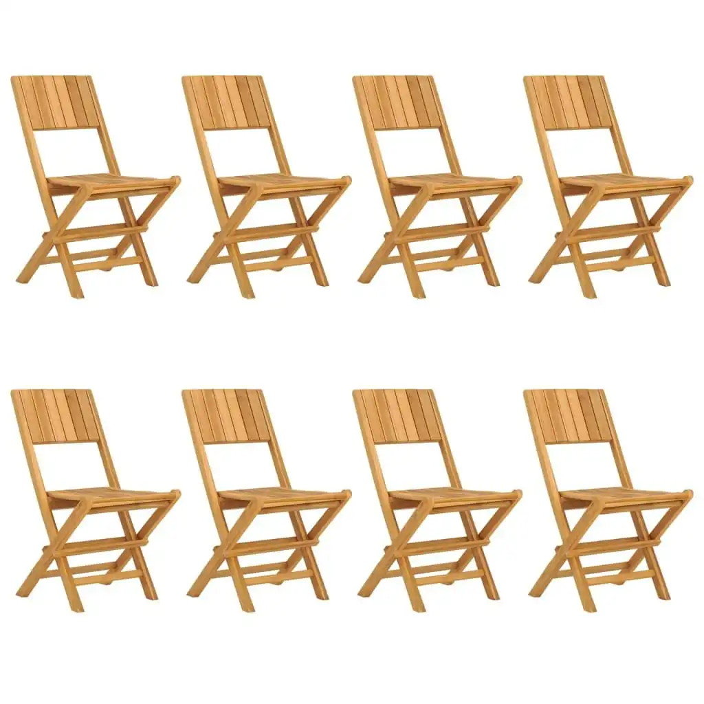 Folding Garden Chairs 8 pcs 47x61x90 cm Solid Wood Teak 3155060