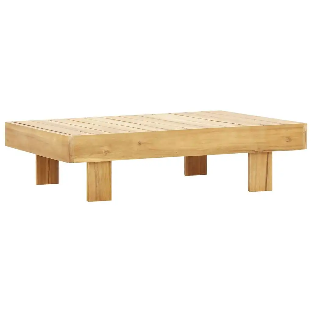 Coffee Table 100x60x25 cm Solid Acacia Wood 47274