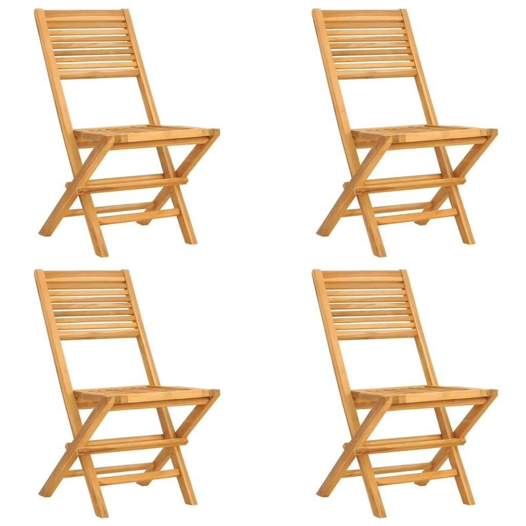 Folding Garden Chairs 4 pcs 47x62x90 cm Solid Wood Teak 3155064