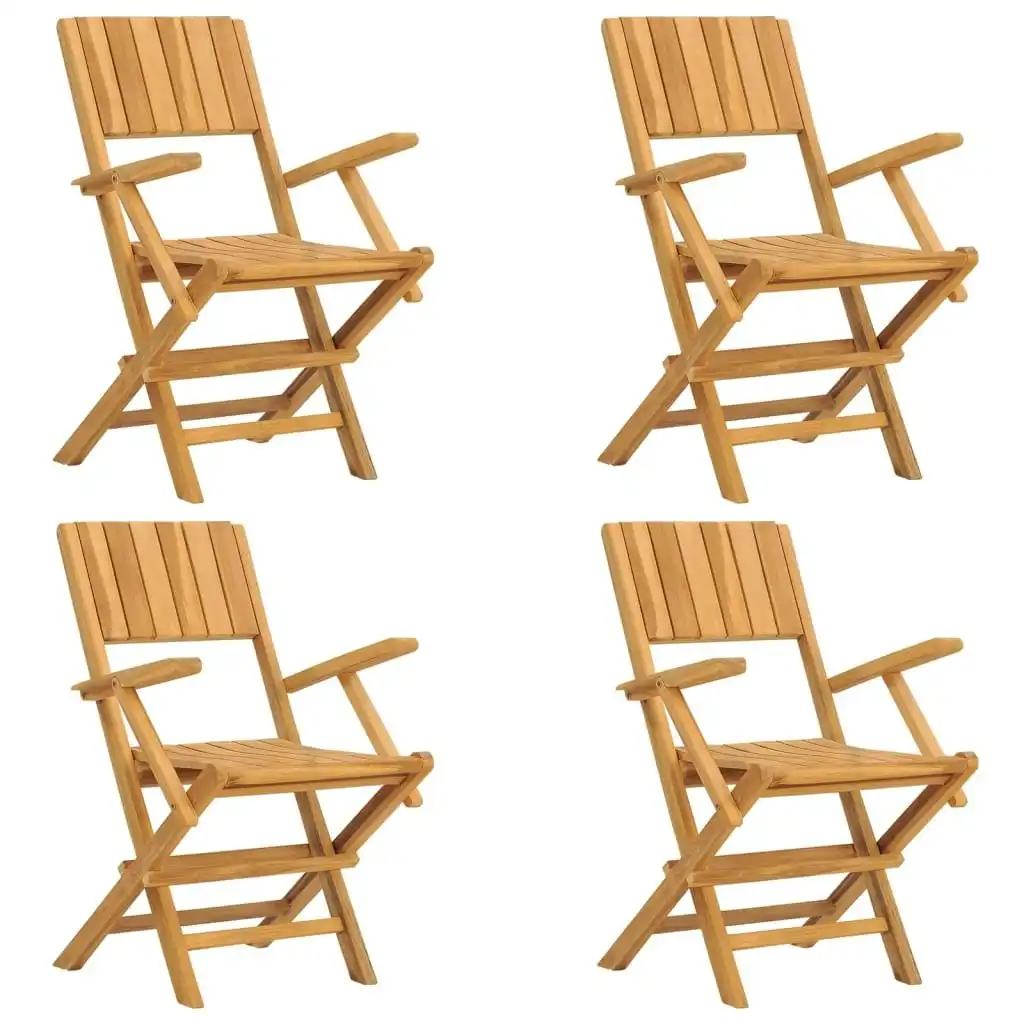 Folding Garden Chairs 4 pcs 55x61x90 cm Solid Wood Teak 3155061