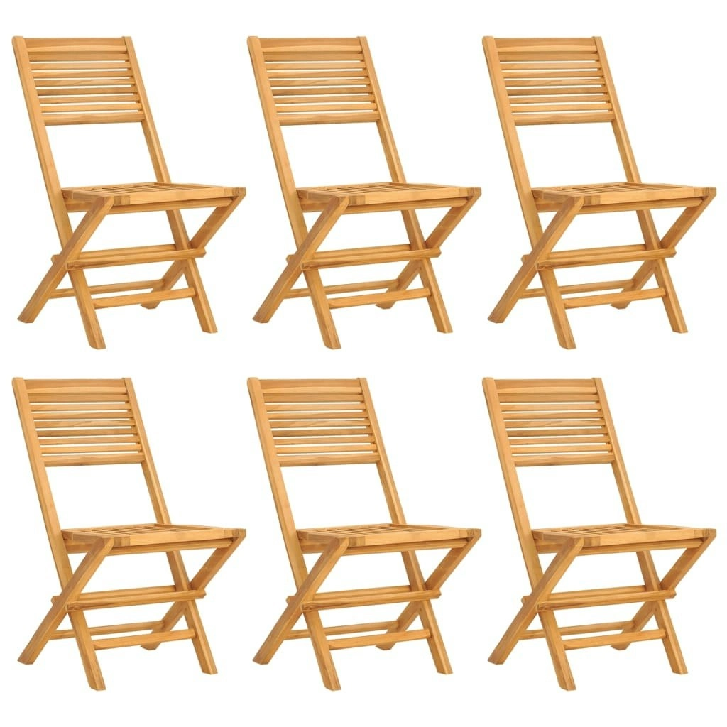 Folding Garden Chairs 6 pcs 47x62x90 cm Solid Wood Teak 3155065