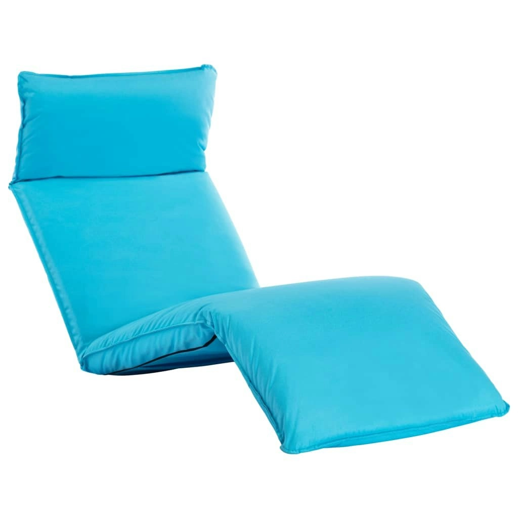 Foldable Sunlounger Oxford Fabric Blue 316048