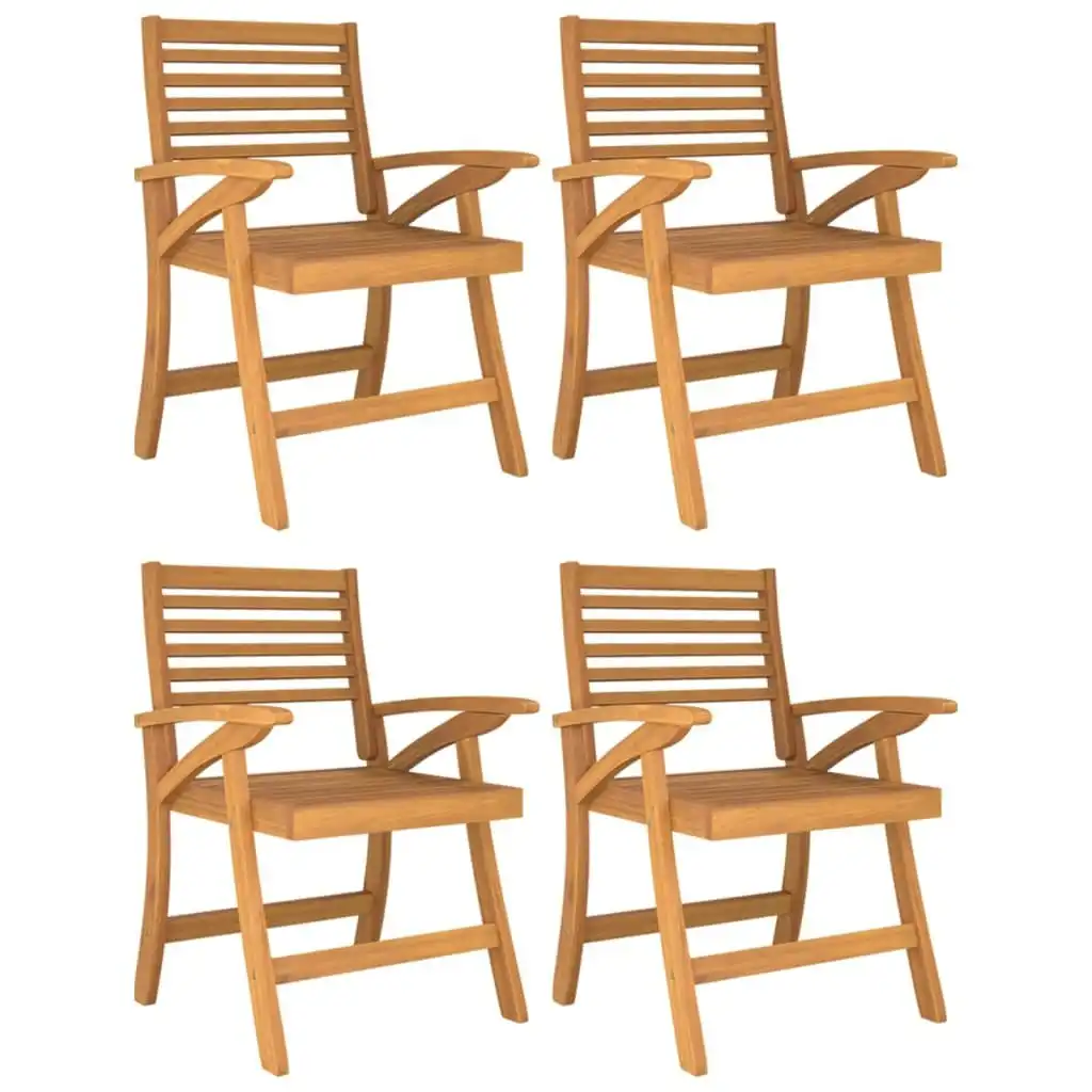 Garden Chairs 4 pcs 58x58x87 cm Solid Wood Acacia 3156868