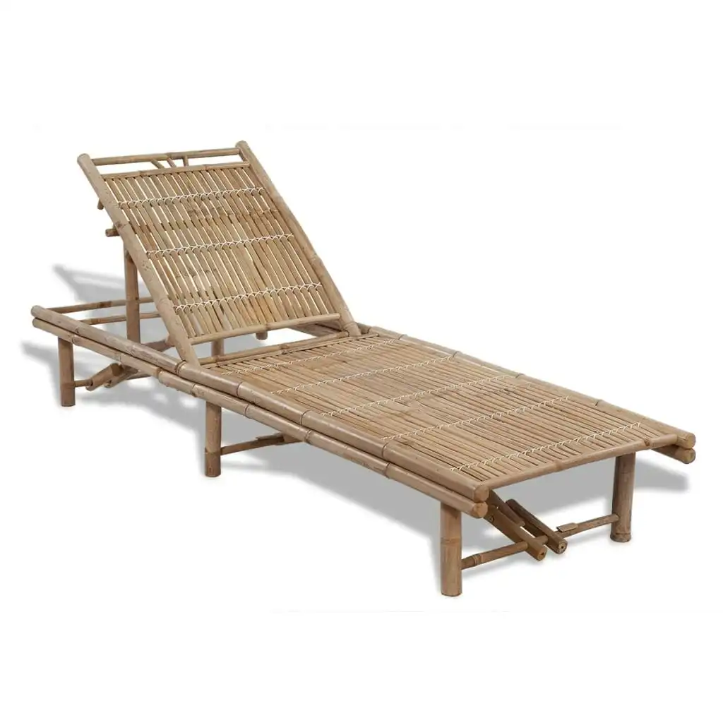 Sun Lounger Bamboo 41499