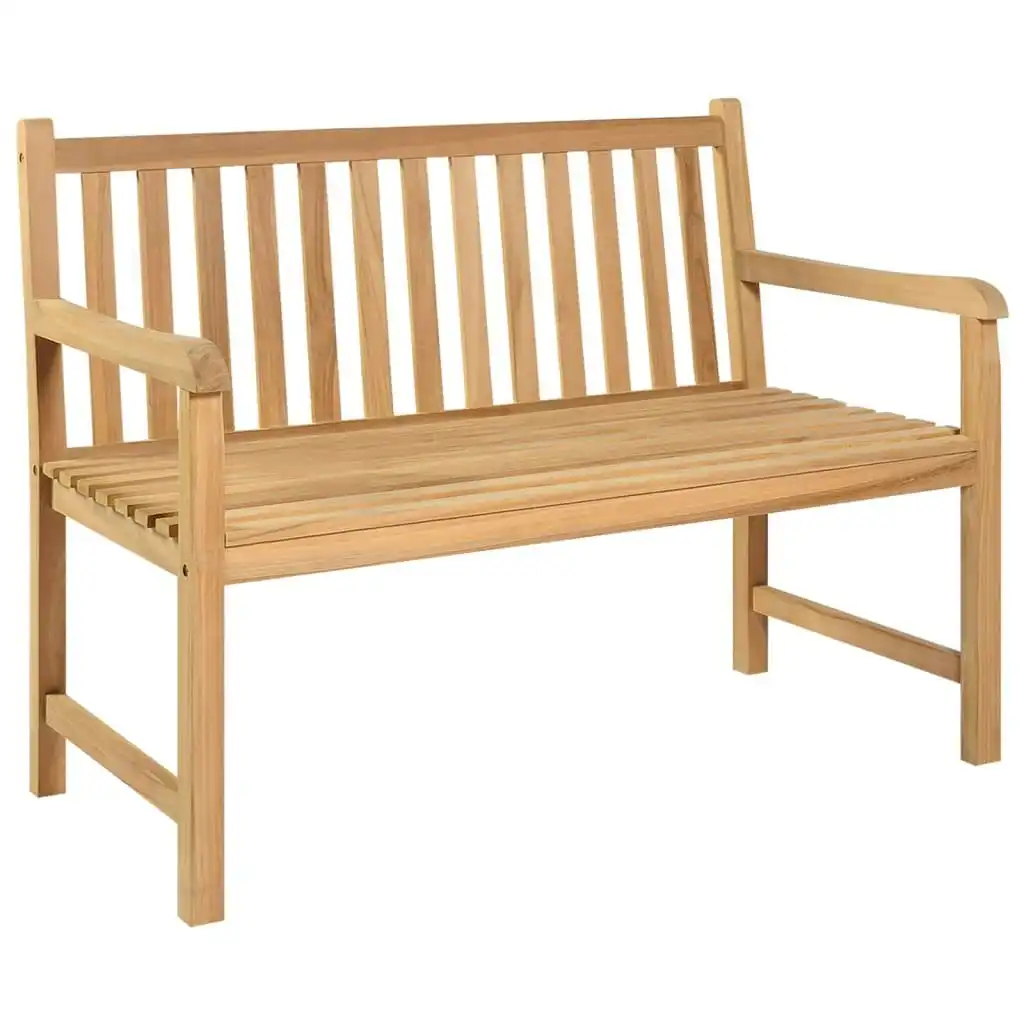 Garden Bench 114 cm Solid Teak Wood 316622