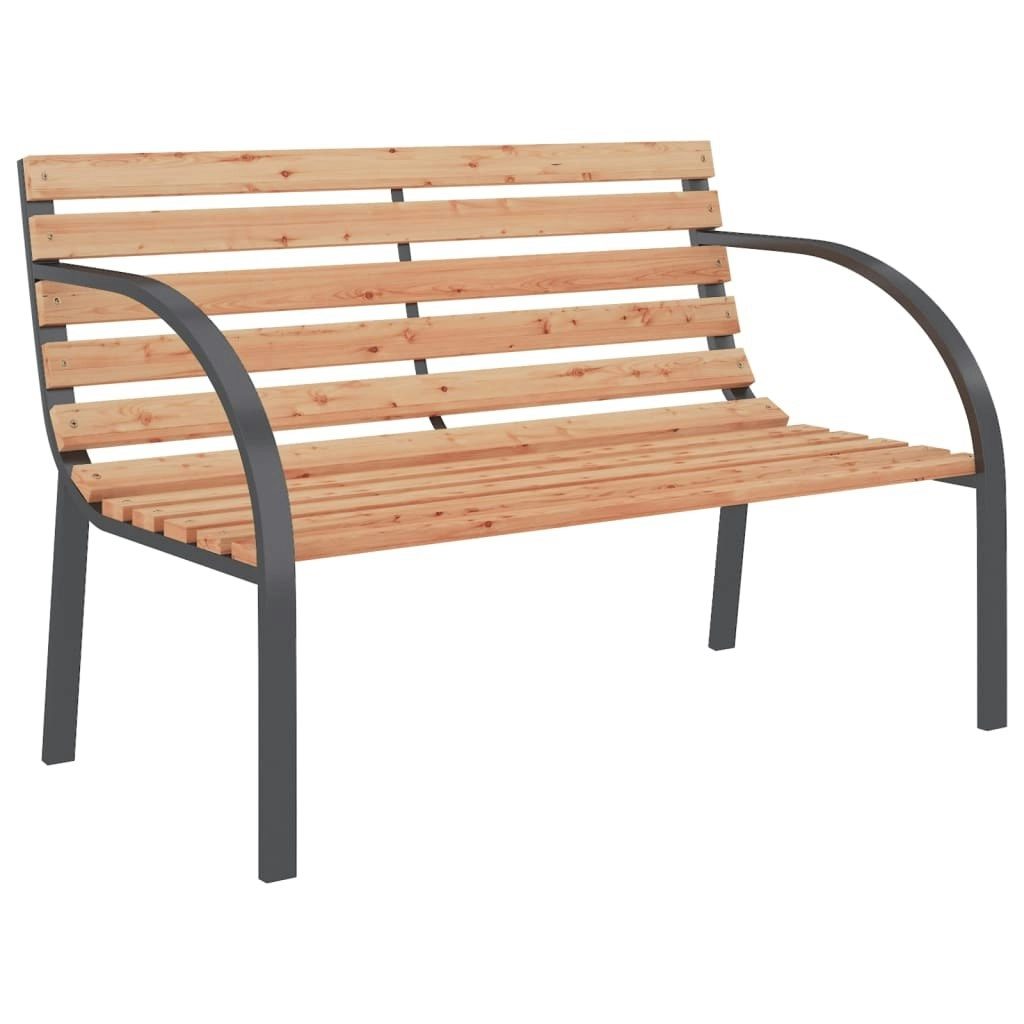 Garden Bench 120 cm Wood and Iron 41014