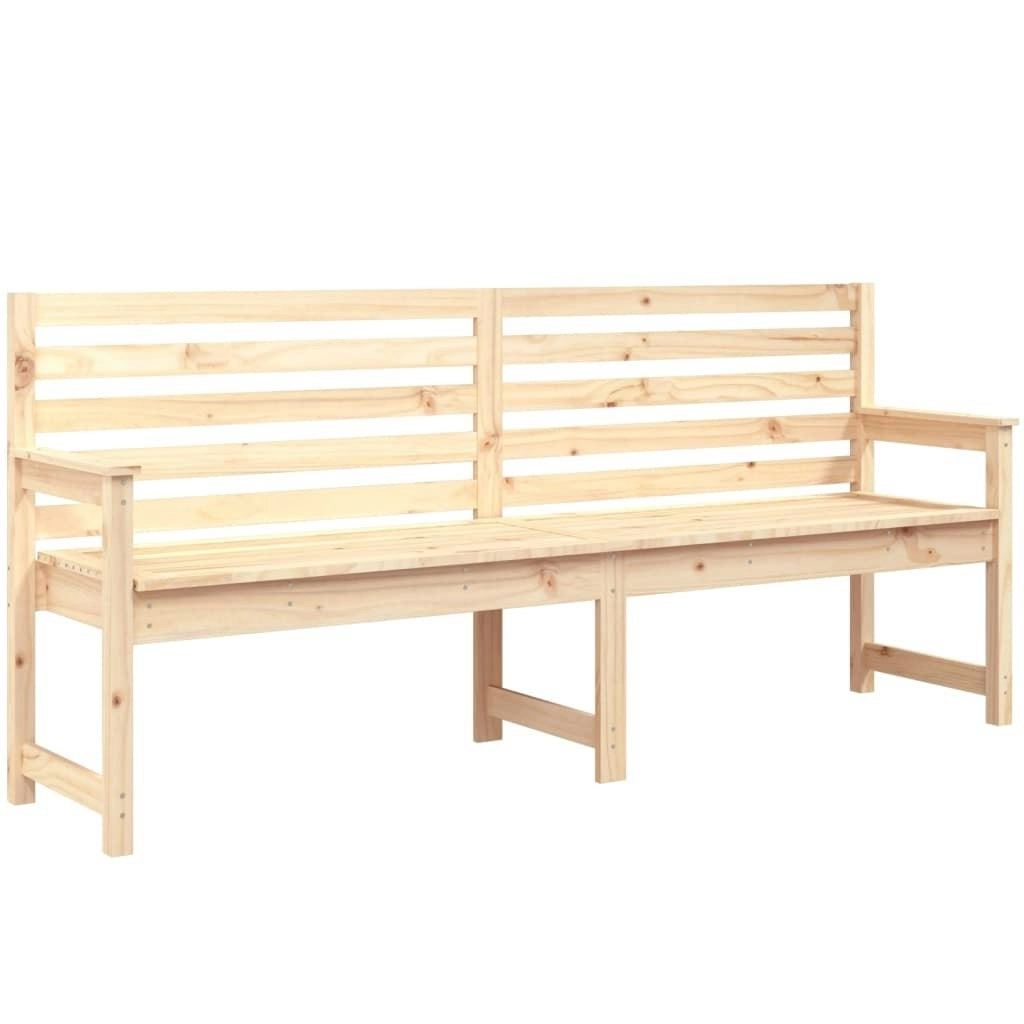 Garden Bench 203.5x48x91.5 cm Solid Wood Pine 824074