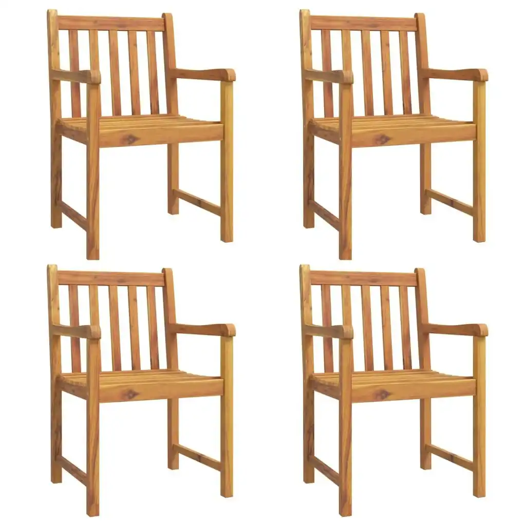 Garden Chairs 4 pcs 56x55.5x90 cm Solid Wood Acacia 3206272